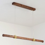 HOMER Round Case Wooden Pendant Light