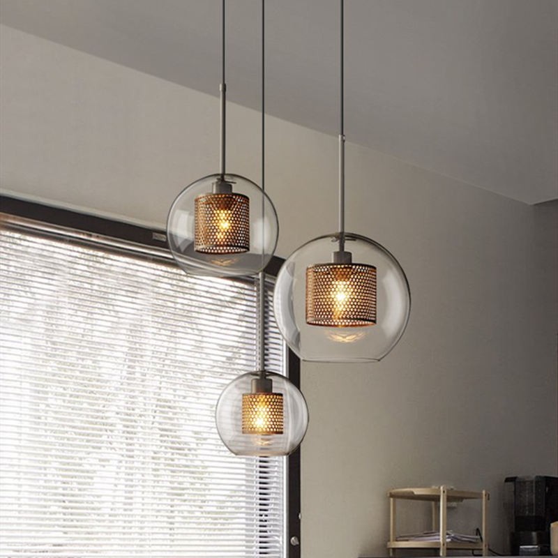 Modern Chiswick Glass Pendant Light Fixtures for Kitchen Dining Room