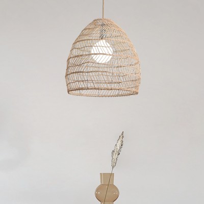 Farmhouse Cage Atami Art Rattan Light