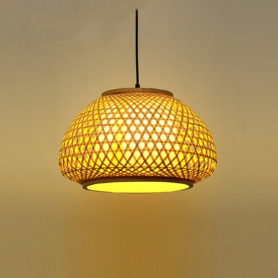 Tea Room Zen Woven Lampshade Pendant Light