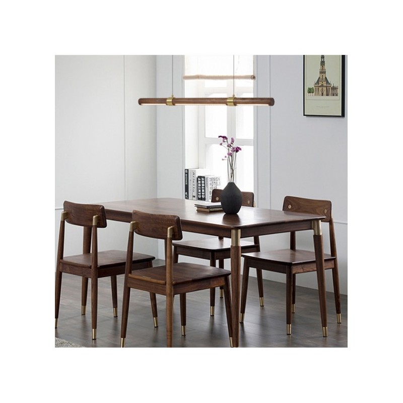 HOMER Round Case Wooden Pendant Light