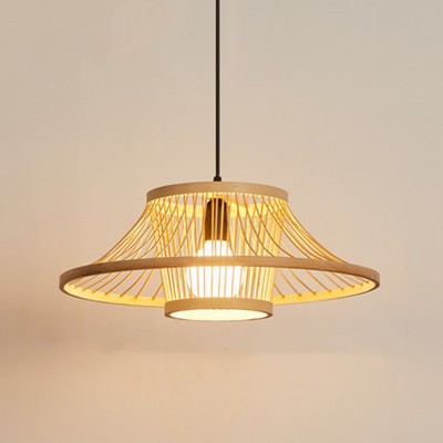 Chinese Lantern Art Rattan Pendant Light
