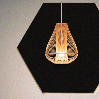 Chinese Style Rattan Homestay Pendant Light