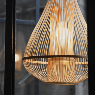 Chinese Style Rattan Homestay Pendant Light