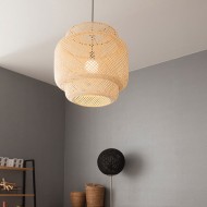 Подвесной светильник Inn Rattan Pastoral Zen