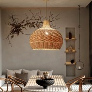 Подвесной светильник Nordic Rattan Creative