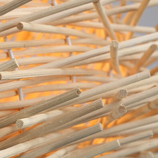 Творческий подвесной светильник из ротанга Simple Bird's Nest