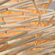 Творческий подвесной светильник из ротанга Simple Bird's Nest