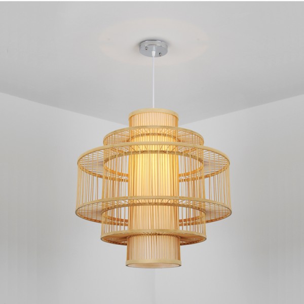 Chinese Bamboo Weaving Creative Chandelier