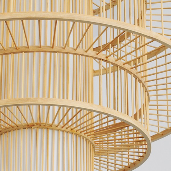 Chinese Bamboo Weaving Creative Chandelier