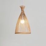 Simple Bird's Nest Creative Rattan Pendant Light