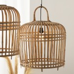 Southeast Asian Style Rattan Chandelier