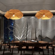 Southeast Asian Style Rattan Chandelier