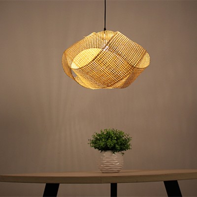 Southeast Asian Style Rattan Chandelier