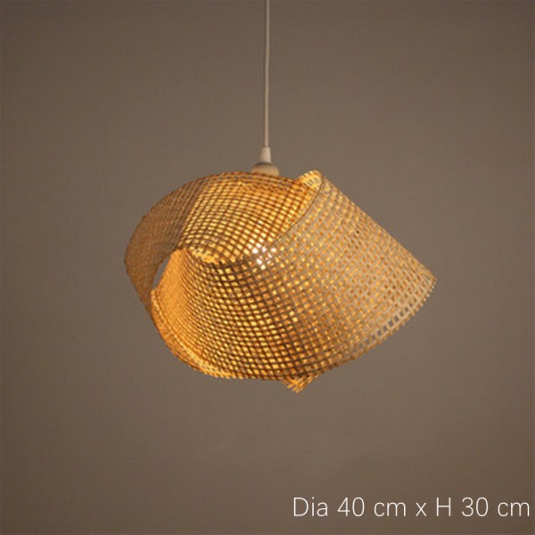 Southeast Asian Style Rattan Chandelier
