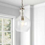 Teardrop Glass Pendant Light